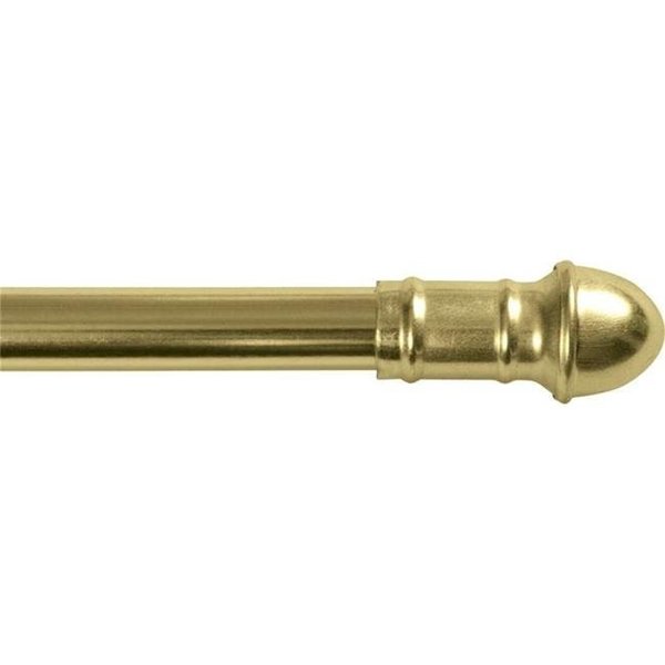 Daphnes Dinnette 48 - 84 in. Cafe Rod - Brass DA26891